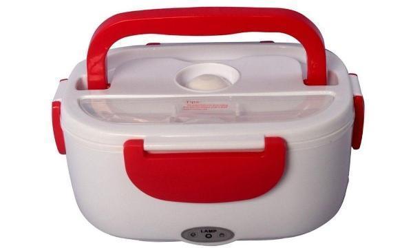 Ланч бокс судочек з підігрівом Спартак Lunch heater box 12v Red, фото 1