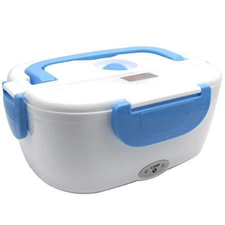 Ланч бокс судочек з підігрівом Спартак Lunch heater box 12v Blue