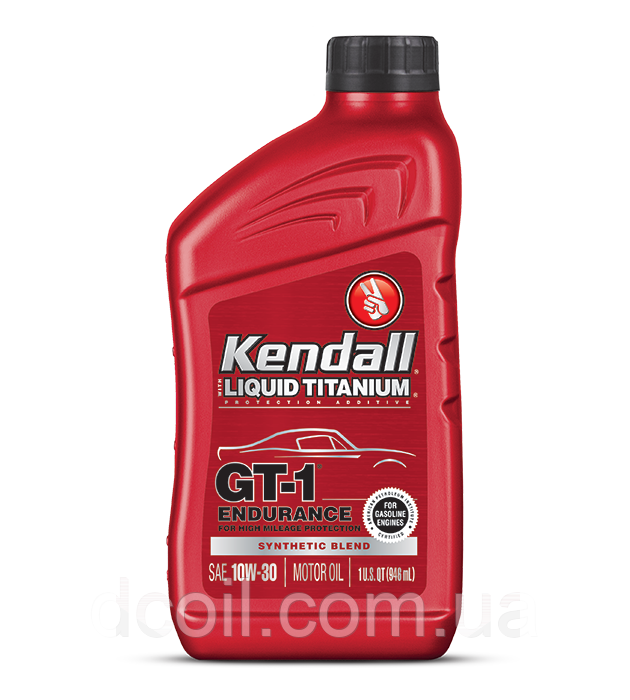 Моторна олива KENDALL GT-1 10W-40  Endurance High Mileage Synthetic Blend