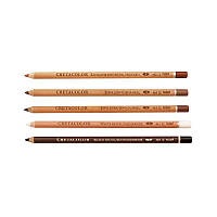 Набор карандашей для рисунка, Сангина масляная средняя, 3 шт., Cretacolor
