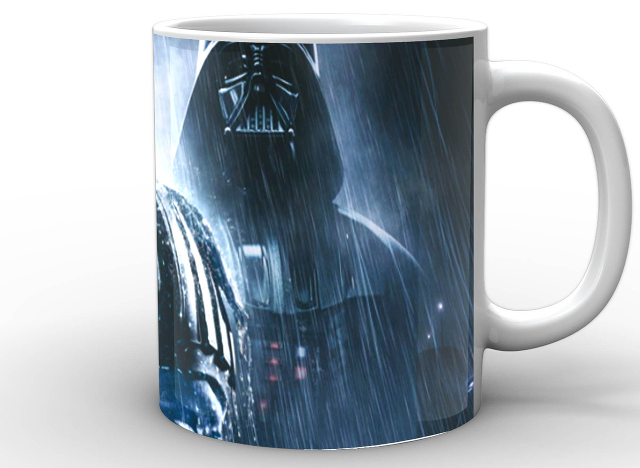 Кружка Geek Land біла Star War на фоні дощу SW.002.12