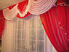 Готовий ламбрекен "Афродіта" + декоративна штора-гардина, фото 8