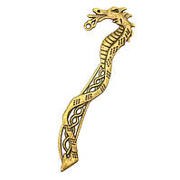 Закладка для книг Дракон східний бронза (велика)