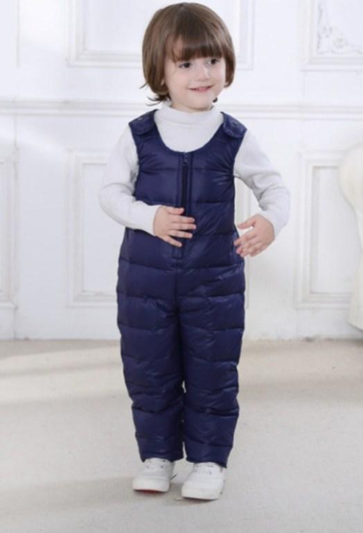 Дитячий теплий напівкомбінезон для хлопчиків, фото 1