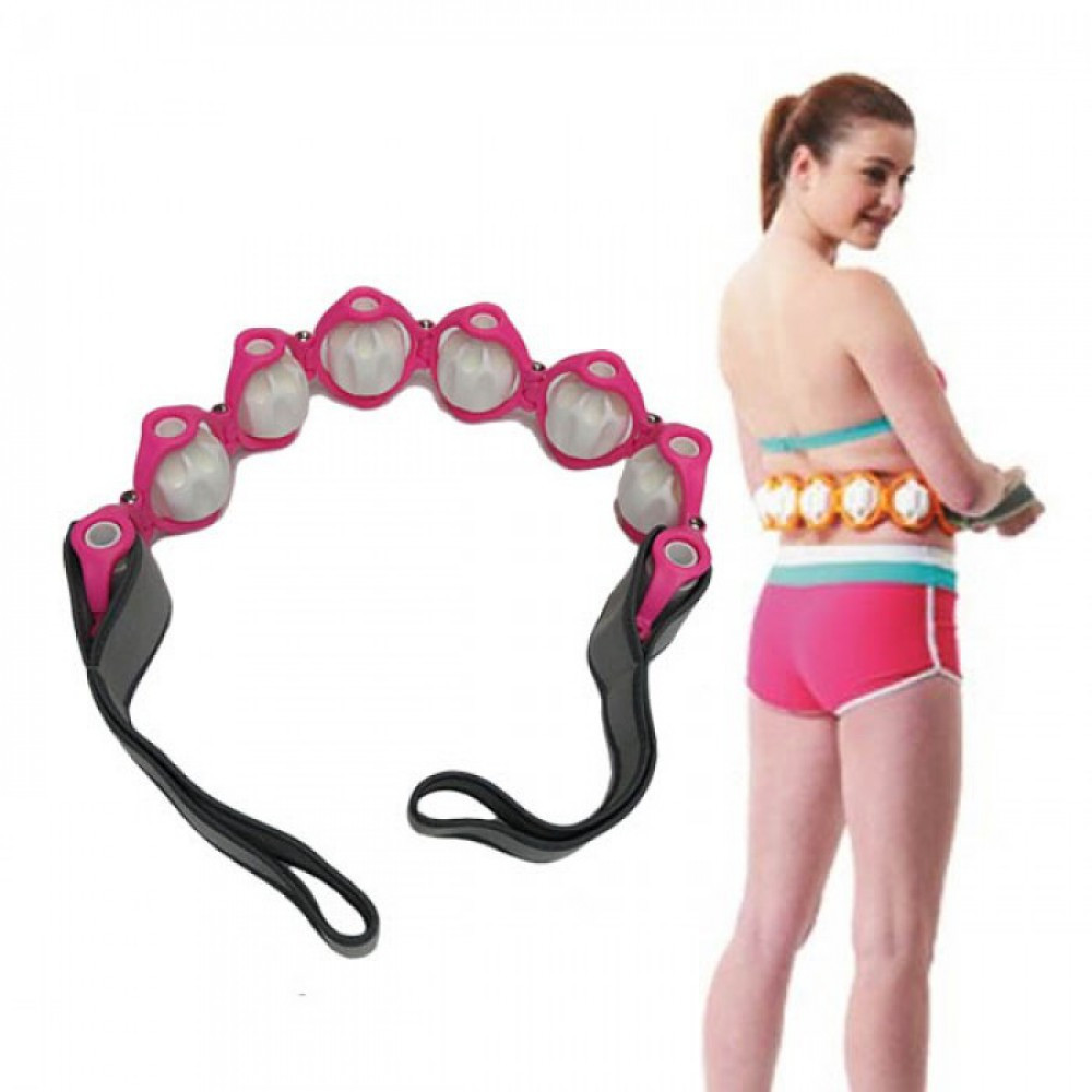 Стрічковий масажер Massage Rope з 6 роликами