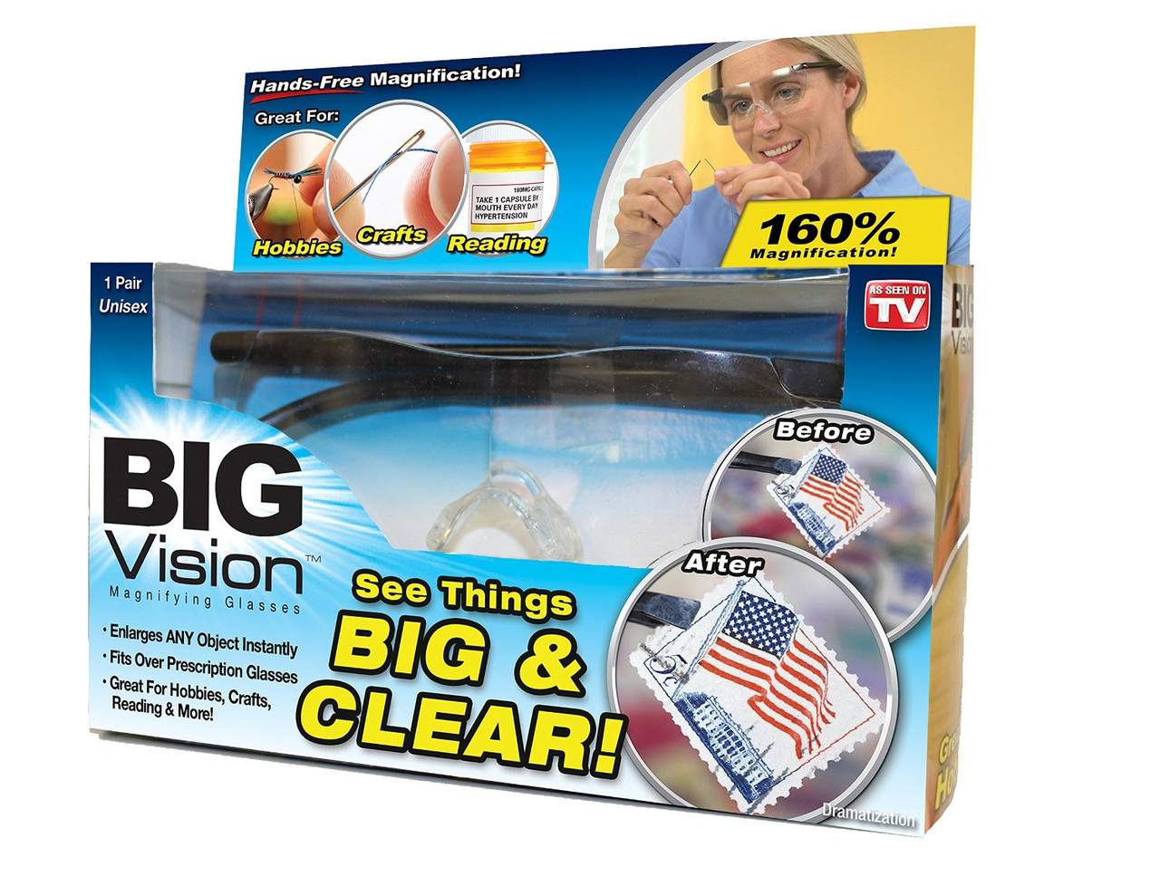 Збільшувальні окуляри Big Vision 160%