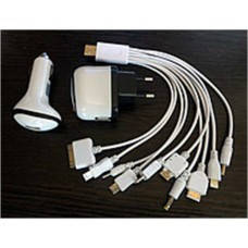 Набір зарядних пристроїв+прикур. на IPHONE 5, фото 2