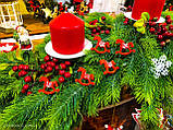 Новорічний декор — конячка гойдалка, різдвяний декор — 6 шт., фото 6