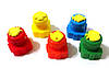 Пальчикові фарби 5 кольорів з формочками OL-036, фото 4