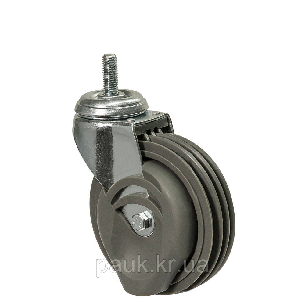 Колесо 1305-NEL-125-B(13 "Norma EL") Ø 125мм, поворотное с резьбой ...