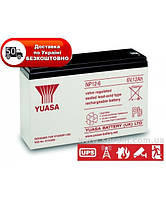 Аккумулятор Yuasa NP 12-6 для ИБП (UPS), телекоммуникаций, охранной сигнализации