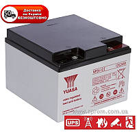 Аккумулятор Yuasa NP 24-12 для ИБП (UPS), пожарной сигнализации, аварийного освещения