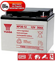 Аккумулятор Yuasa NP 38-12 для ИБП (UPS), аварийного освещения, пожарной сигнализации