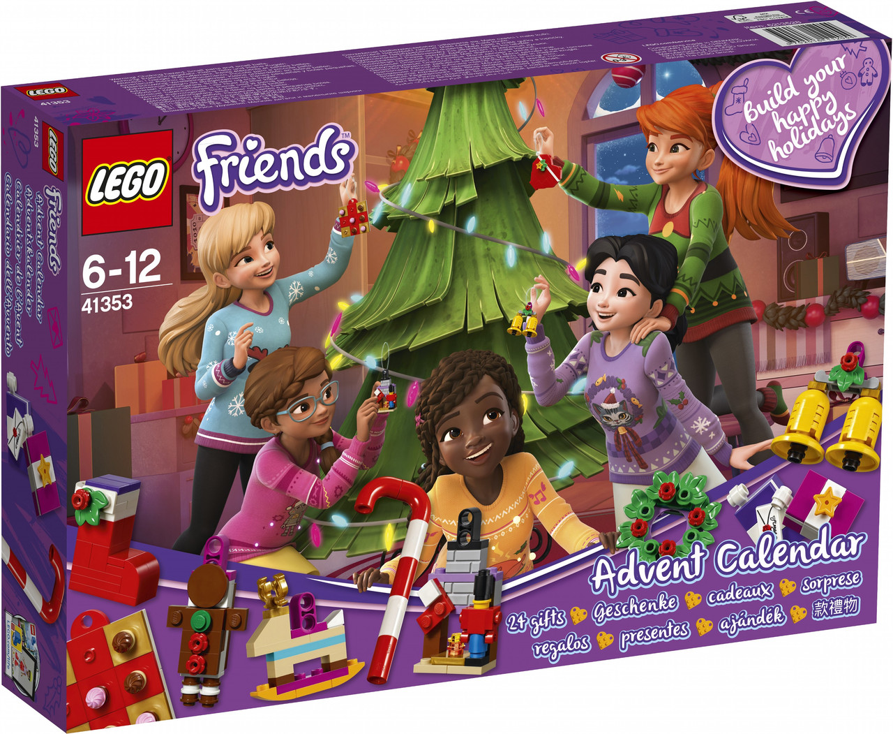 Конструктор Лего френдс Новорічний календар Lego Friends 41353 Friends Advent Calendar 
