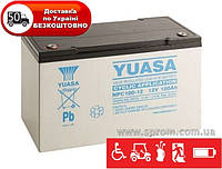 Аккумулятор Yuasa NPC100-12 для электрокаров, инвалидных колясок, гольф-каров