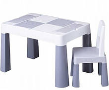 Комплект детской мебели Tega Baby MULTIFUN (стол + стульчик) (серый(Grey))