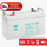 Аккумулятор Yuasa NPL 200-6 для ИБП (UPS), телекоммуникаций, солнечных станций