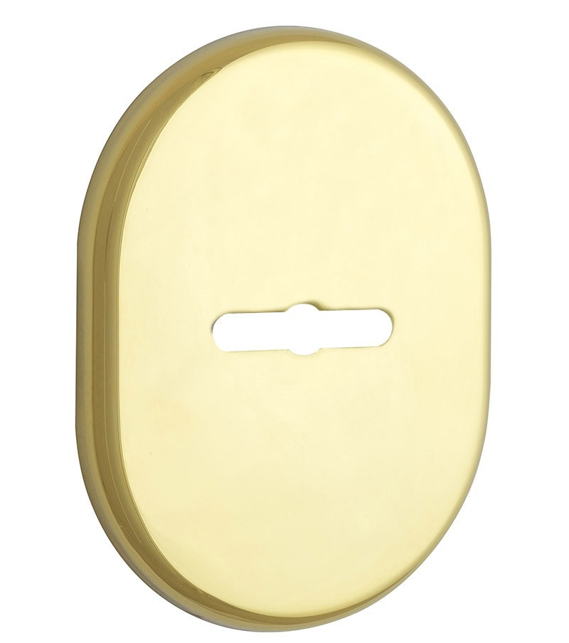 Накладка під сувальдний ключ DiSec KT090 MATRIX OVAL з прихованою шторкою латунь PVD (Італія)