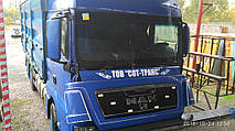 Производство и замена лобового стекла триплекс на грузовике MAN TGX 26.400 в Никополе (Украина). 7