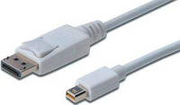 Кабель Digitus miniDisplayPort to DisplayPort 3.0m (AK-340102-030-W)