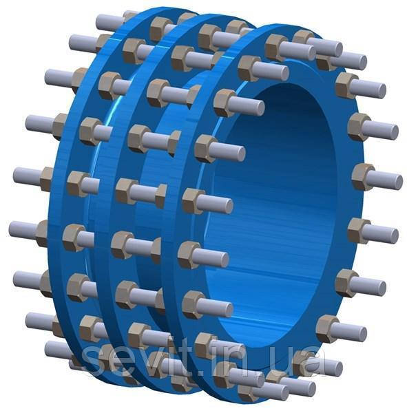 Демонтажна вставка T.I.S service (Італія) N325 TIS3 DN125 PN10 (ДУ125 РУ10) ТІС, фото 1