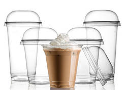 Стакани РЕ та РЕТ, купольна кришка