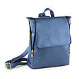 Рюкзак із клапаном синій натураль_склад_m, фото 2