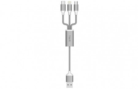 Кабель для передачі даних смартфона Havit HV-H622 gray