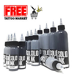 Сет (набір) тінкових фарб SOLID INK Opaque Grey Set 4 кольори по 1 унц (30 мл)