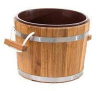 Запарник 20 л дуб ( пластиковая вставка) для сауны бани