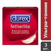 Презервативи Durex Fetherlite тонкі, 3 шт.