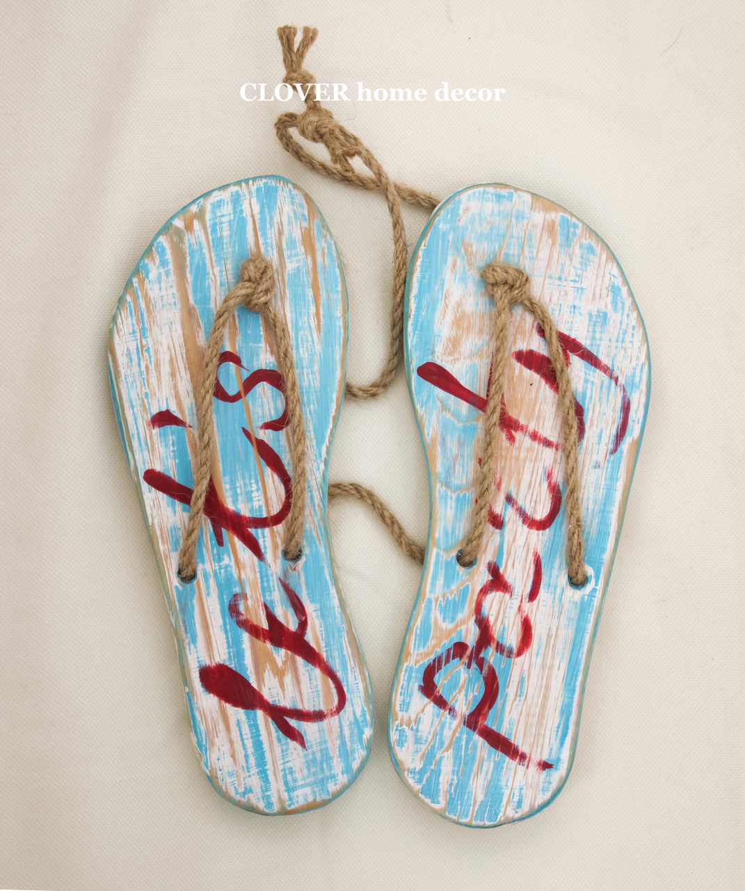 Wooden flip flops Дерев'яні декоративні шльопанці (сланці)