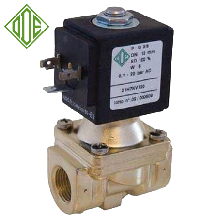 Электромагнитный клапан нормально закрытый непрямого действия купить в ...