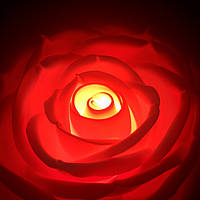 Светильник ночник роза красная Ростовые цветы из изолона