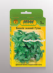 Насіння на стрічці базилік зелений Рутан 5м ТМ SEDOS