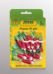 Насіння на стрічці редиска 18 днів 5м ТМ SEDOS