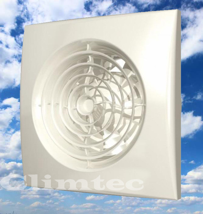 Вентилятор 100мм із зворотним клапаном і таймером AkvaVent - Aura4C MR, фото 1