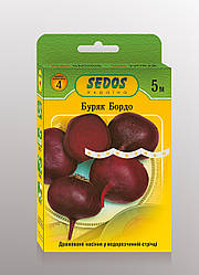 Насіння на стрічці буряк Бордо 5м ТМ SEDOS