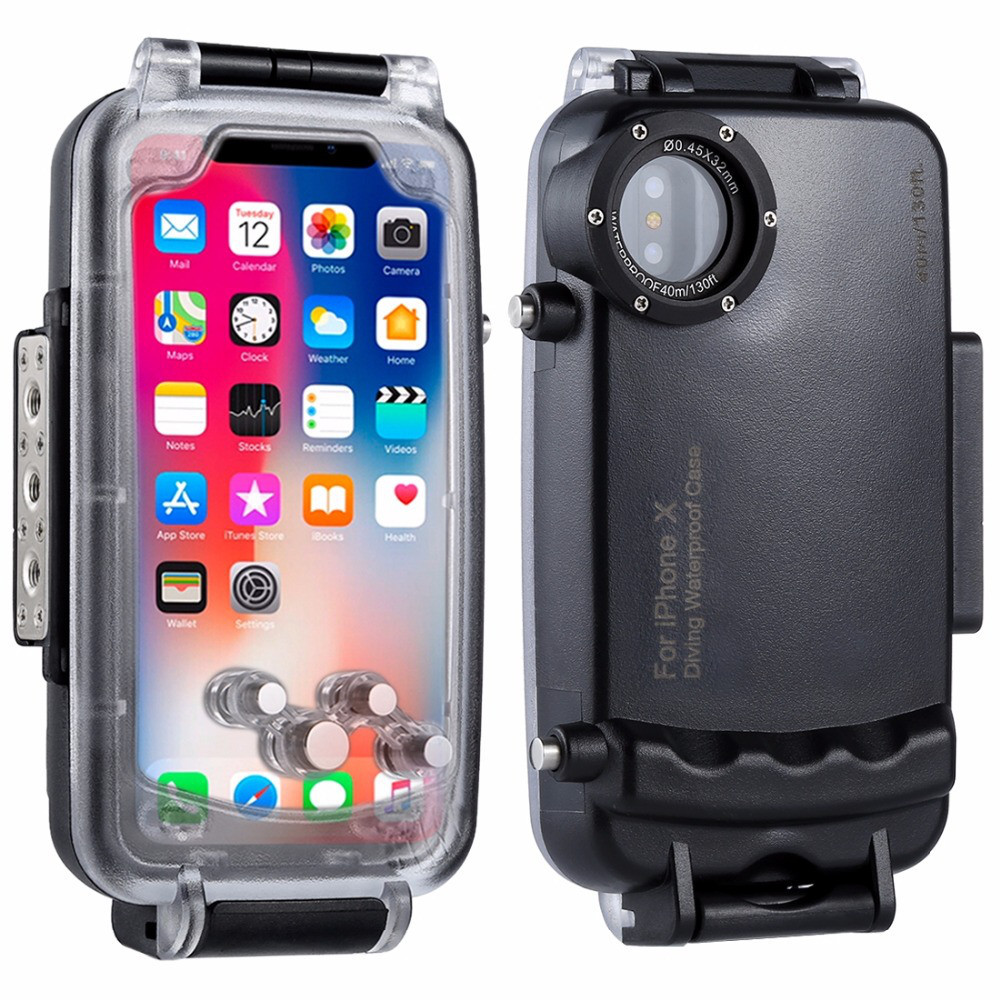 Підводний бокс Haweel HWL-2505B для Apple iPhone X / XS - Black