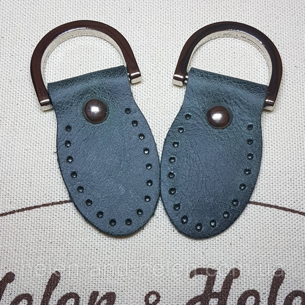 Набір пришивних елементів з півкільцями. Колір "Смарагдовий", фото 1