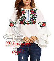 Заготовка під вишивку "Сорочка жіноча Кольоровий скарб 2" (Світ рукоділля)