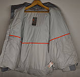 Чоловіча сіра зимова куртка Nike (утеплювач — синтепон)., фото 3