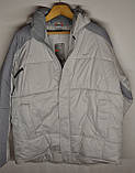 Чоловіча сіра зимова куртка Nike (утеплювач — синтепон)., фото 2