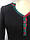 Пуловер жіночий тонкий чорний приталений, фото 6