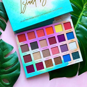 Тіні для очей Glamierre Island Babe Eyeshadow & Glitter Palette