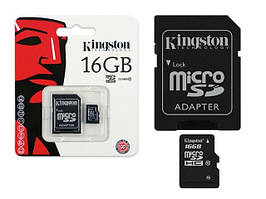 MicroSD Kingston Transcend 16Gb class 10 UHS-I