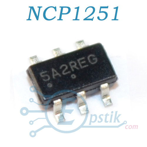 NCP1251A PWM контролер живлення SOT23-6