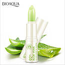 Бальзам для губ Алое Вера 92% BIOAQUA Refresh & Moisture Aloe Moisturizing Repair Lip Balm (4г), фото 4
