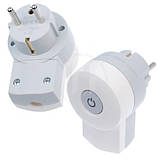 Виделка 2К+З 16 А з вимикачем і підсвіткою, фото 2