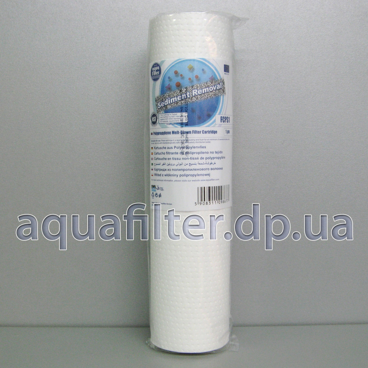 Картридж поліпропіленовий Aquafilter FCPS1 1 мкм 10"